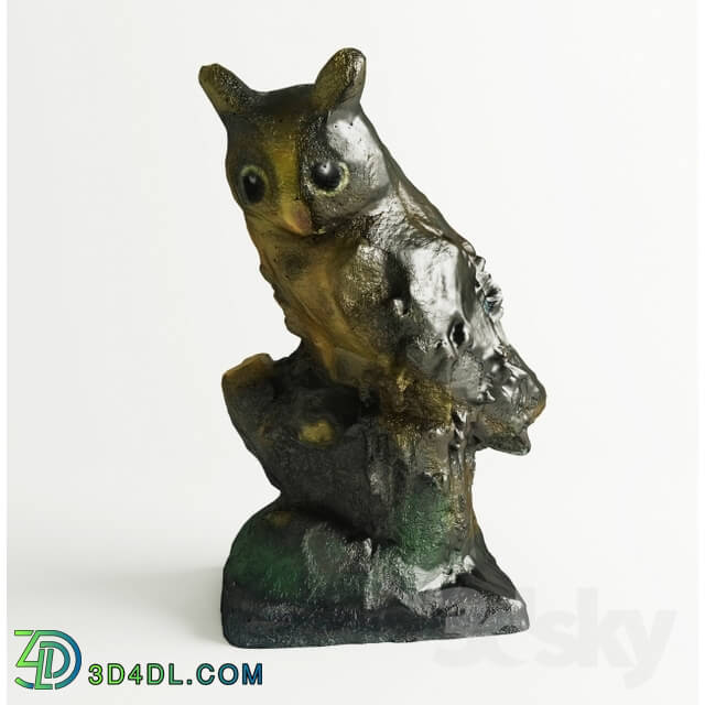 Sculpture - Owl Figurine