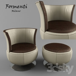 Arm chair - Formenti Kreslo _amp_ puff 