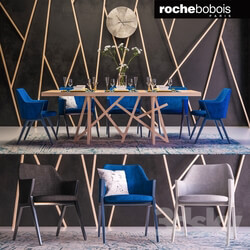 Table _ Chair - Roche bobois furniture set 