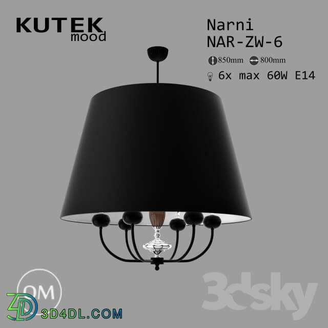Ceiling light - Kutek Mood _Narni_ NAR-ZW-6