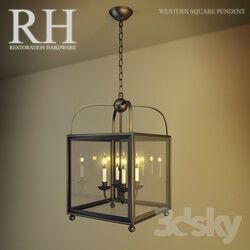 Ceiling light - RH WESTON SQUARE PENDENT 