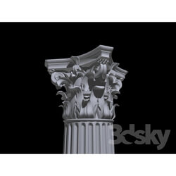 Decorative plaster - Corinthian capital 