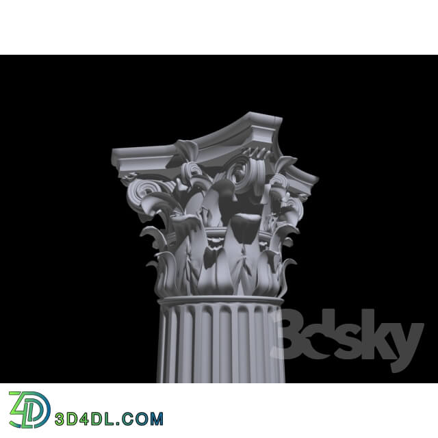 Decorative plaster - Corinthian capital