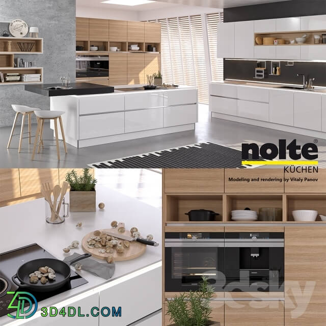 Kitchen - Kitchen NOLTE Nova Lack _vray GGX_ corona PBR_