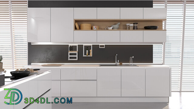 Kitchen - Kitchen NOLTE Nova Lack _vray GGX_ corona PBR_