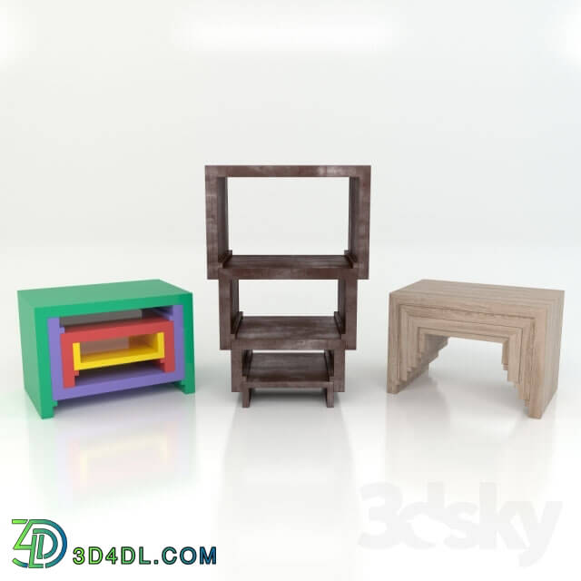 Table - Stacking Nesting Tables