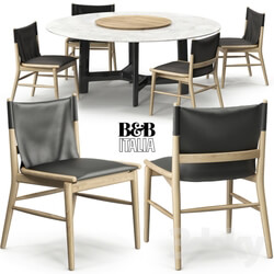 Table _ Chair - Jens chair Alex table B_B Italia 