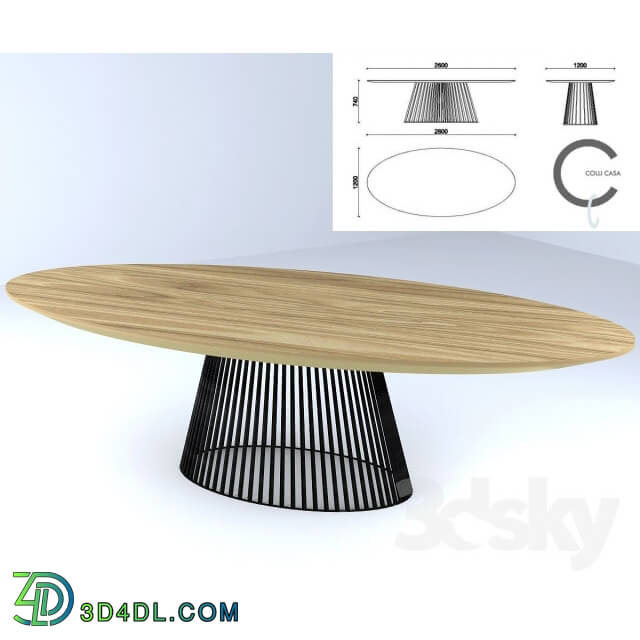 Table - Dining table Colli Casa