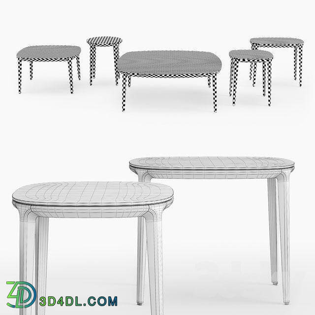 Table - Henry coffee tables set