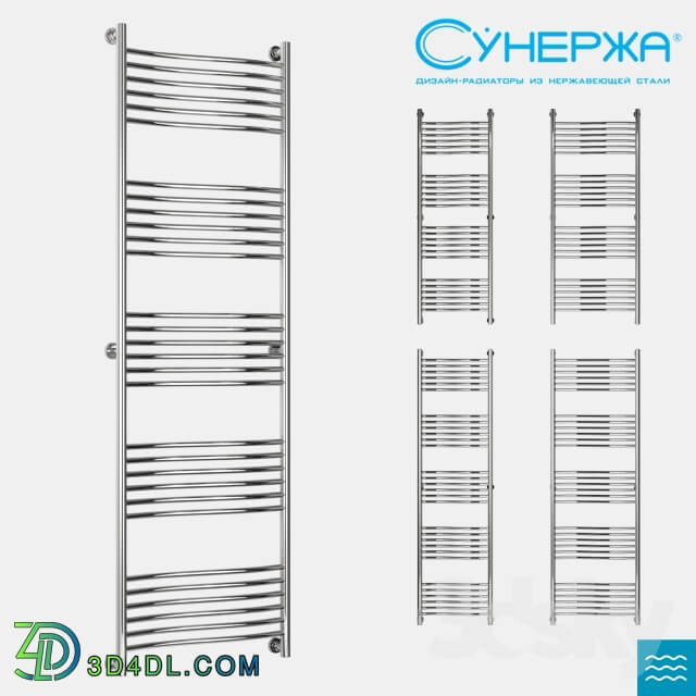 Towel rail - DR Sunerja Fluid _ 1500_1900