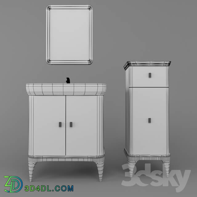 Bathroom furniture - BELBAGNO PRADO 80