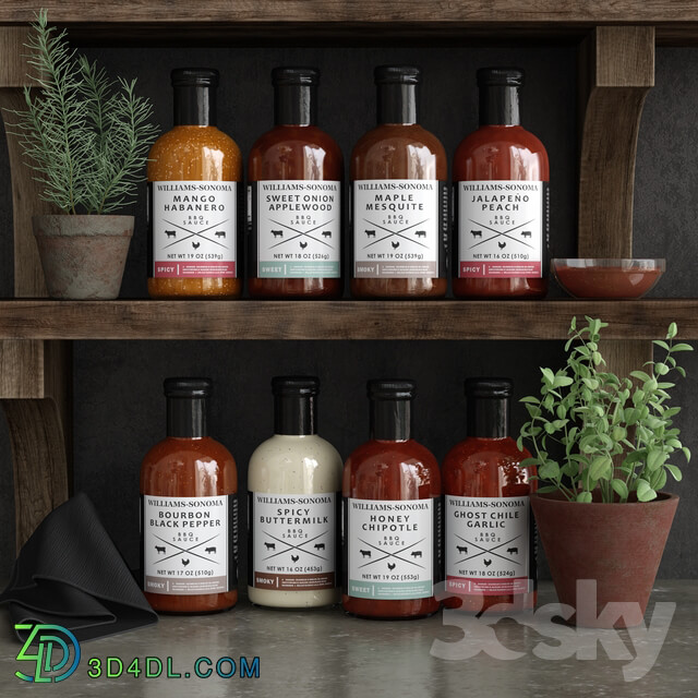 Other kitchen accessories - Set of sauces for barbecue