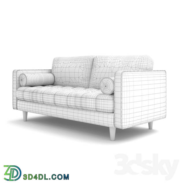 Sofa - OM Scott three seat sofa