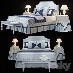 Bed - Collection AVALON Classic Bellagio HALLEY 