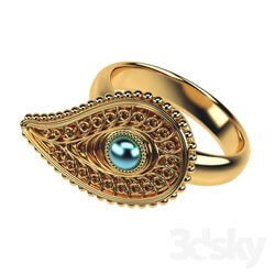 Miscellaneous - Gold ring _Aleskerova_ Gold ring 