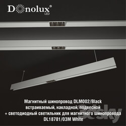 Technical lighting - Luminaire for magnetic busbar trunking DL18781_03M White 