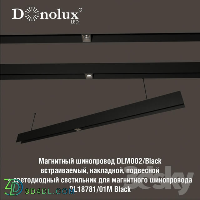Technical lighting - Luminaire DL18781_01M for magnetic busbar trunking