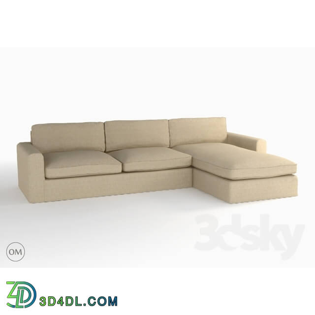 Sofa - Mons upholstered sectional 7843-0001 LAF