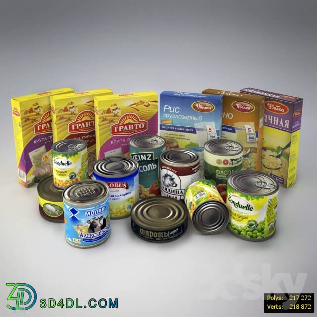 Food and drinks - Canned and cereals