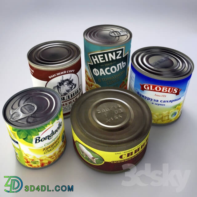 Food and drinks - Canned and cereals