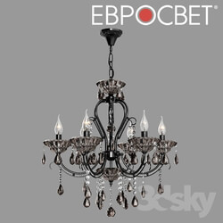 Ceiling light - OM Chandelier with tinted crystal Eurosvet 3426_6 Kaolla 