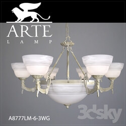 Ceiling light - Chandelier ARTE LAMP A8777LM-6-3WG 
