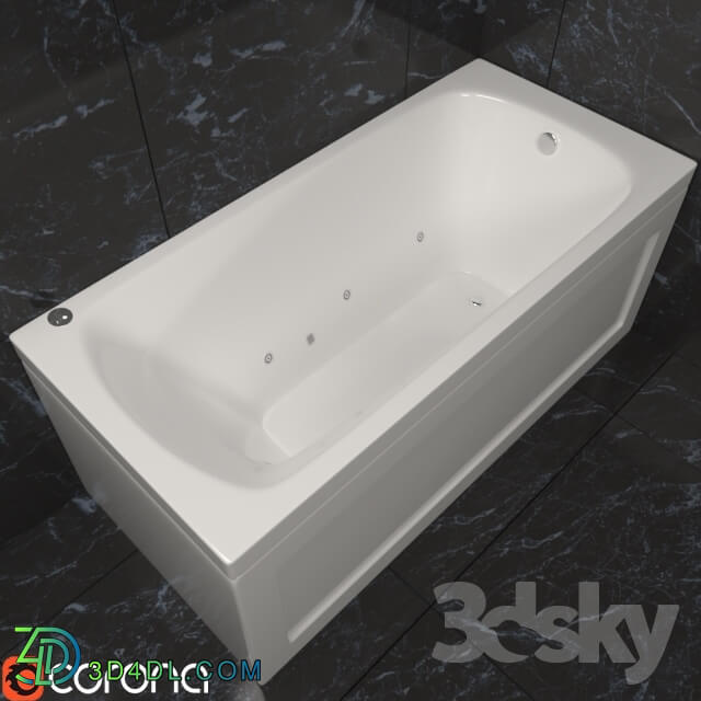 Bathtub - Acrylic bath Aquanet ROMA