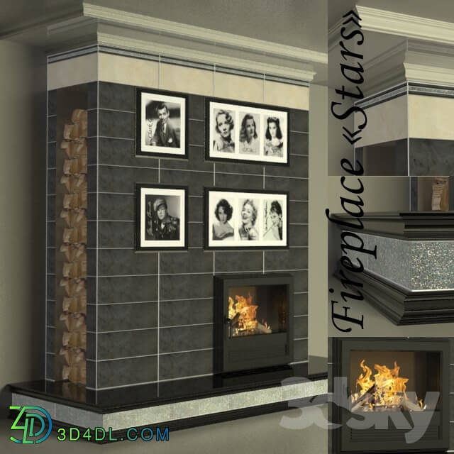 Fireplace - fireplace STARS