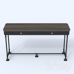 Sideboard _ Chest of drawer - Black Metal Console Table 