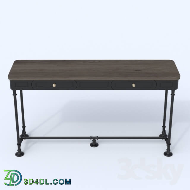 Sideboard _ Chest of drawer - Black Metal Console Table