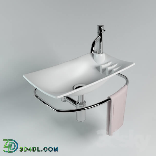 Wash basin - Mini sink DECOTEC FEUILLE Le lave-mains HCPK71