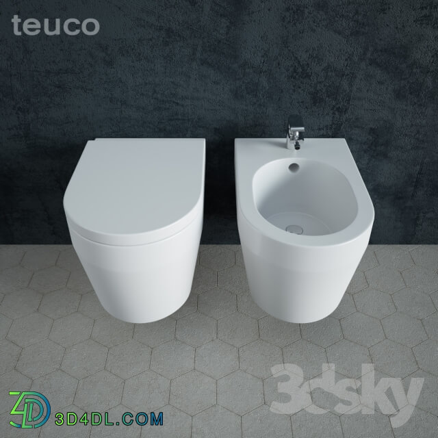 Toilet and Bidet - Toilet and bidet Teuco Mia