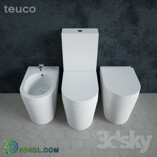 Toilet and Bidet - Toilet and bidet Teuco Mia