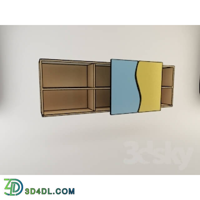 Miscellaneous - Shelf with sliding door