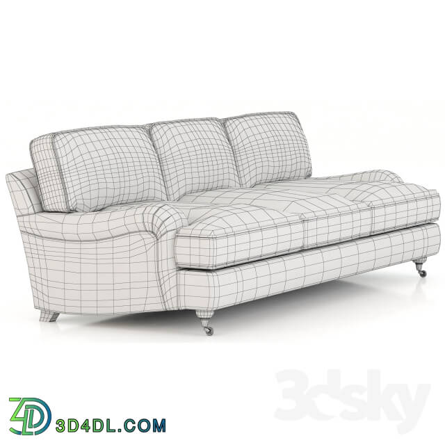 Sofa - Restoration Hardware English Roll Arm Upholstered Sofa