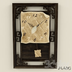 Other decorative objects - Wall clock Mado Ikebana 