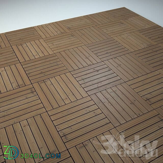Miscellaneous - Wooden Floor square deck