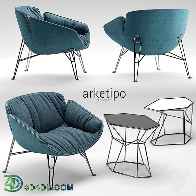 Arm chair - Armchair Arketipo juno