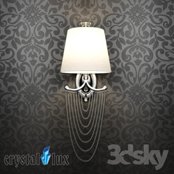 Wall light - Crystal Lux FOGGIA AP1 