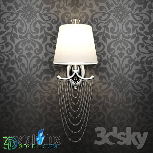 Wall light - Crystal Lux FOGGIA AP1