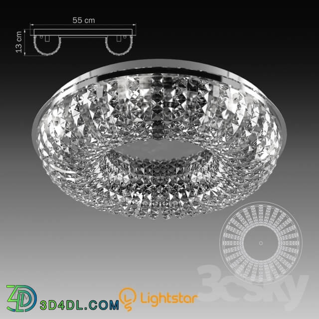 Ceiling light - Lightstar art. 741074_741072