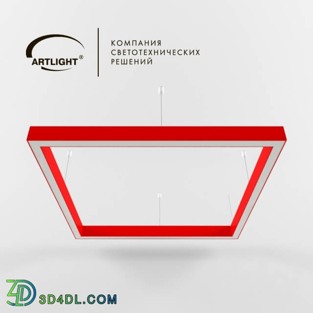 Ceiling light - ARTLIGHT_ART-PROF_LED_square