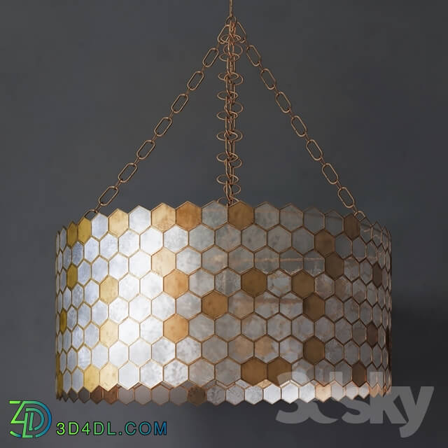 Ceiling light - Hogan Capiz 3-Light Pendant