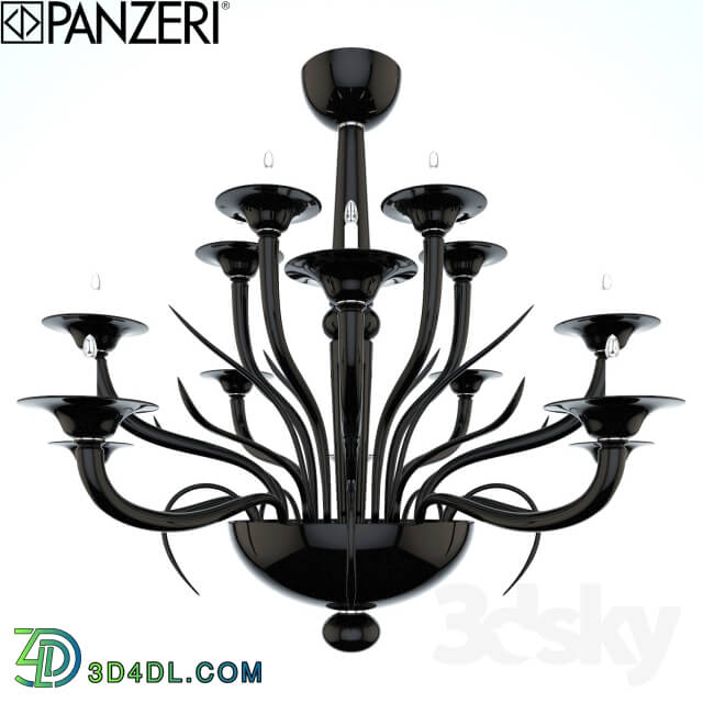 Ceiling light - Chandelier Panzeri Metropolitan