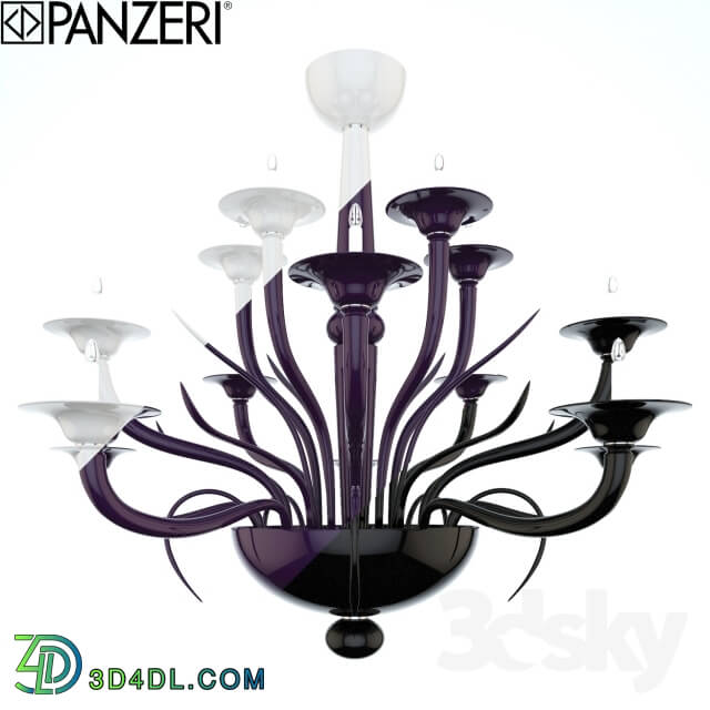 Ceiling light - Chandelier Panzeri Metropolitan