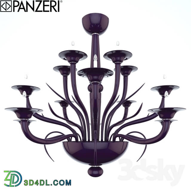 Ceiling light - Chandelier Panzeri Metropolitan