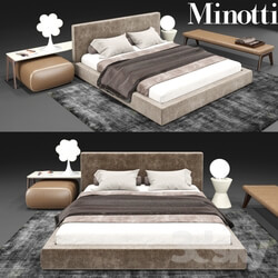 Bed - Minotti set 