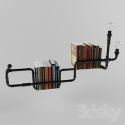 Other - Book shelf from water pipes designer Stella Blue _Stella Bleu_ 