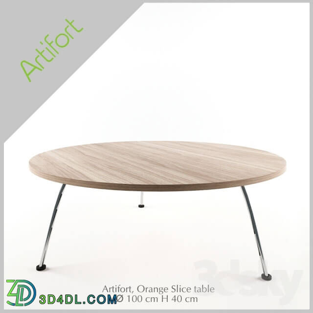 Table - OM Artifort Orange Slice table