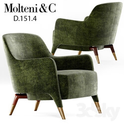 Arm chair - Molteni_c D.151.4 